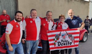 Con el presidente del Athletic.