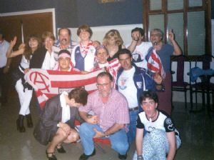 Ambiente durante la Caravana del Centenario