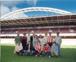 Con Telmo Zarra