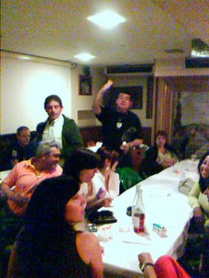 Emilio, el Presi de la sección de Nanclares de Oca