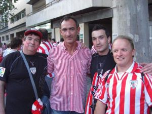 Posando con Endika