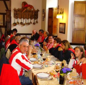 Comida en Astorga en el Congreso de Peñas del Noroeste