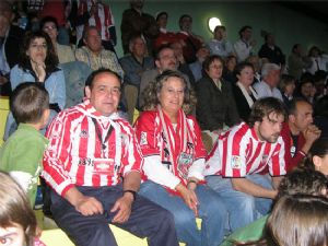 En la grada del Zubialde