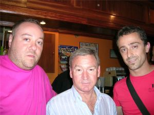Con Javier Clemente