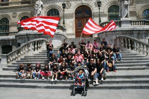 Foto de familia en el Ayuntamiento